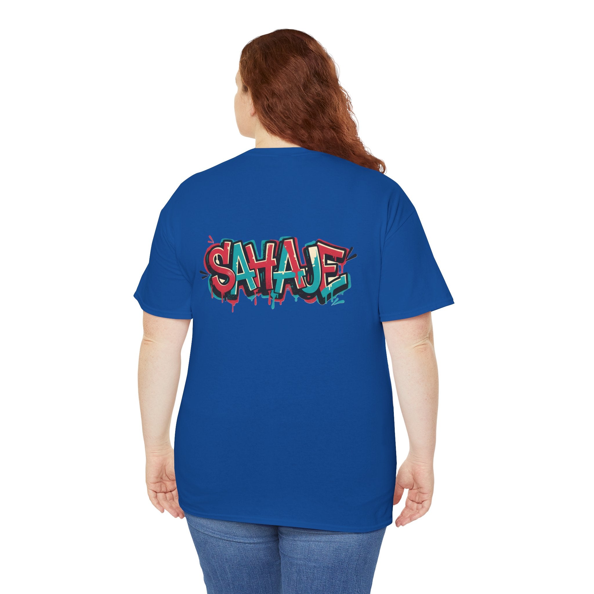Graffiti "SAVAJE" Tee - Urban Streetwear Graphic T-Shirt