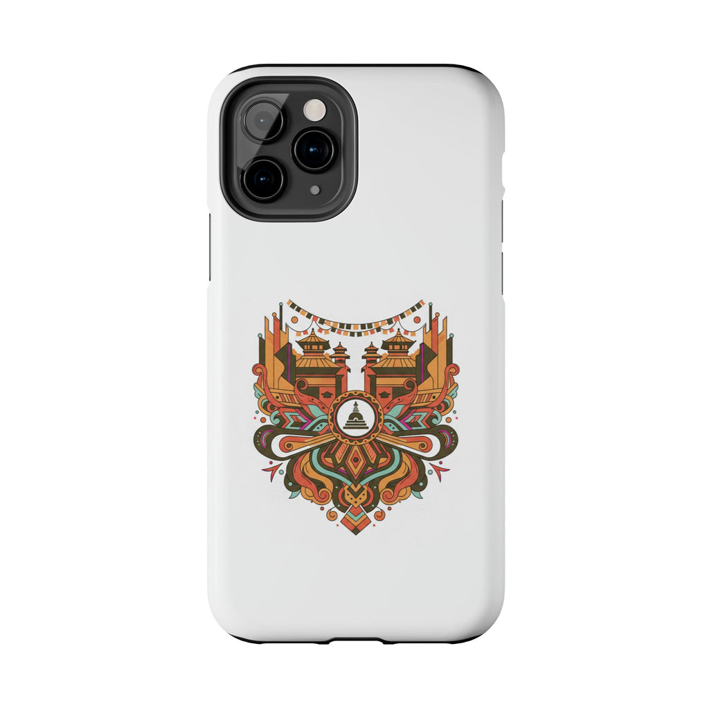Tough Phone Case — Vintage Temple Mandala Design