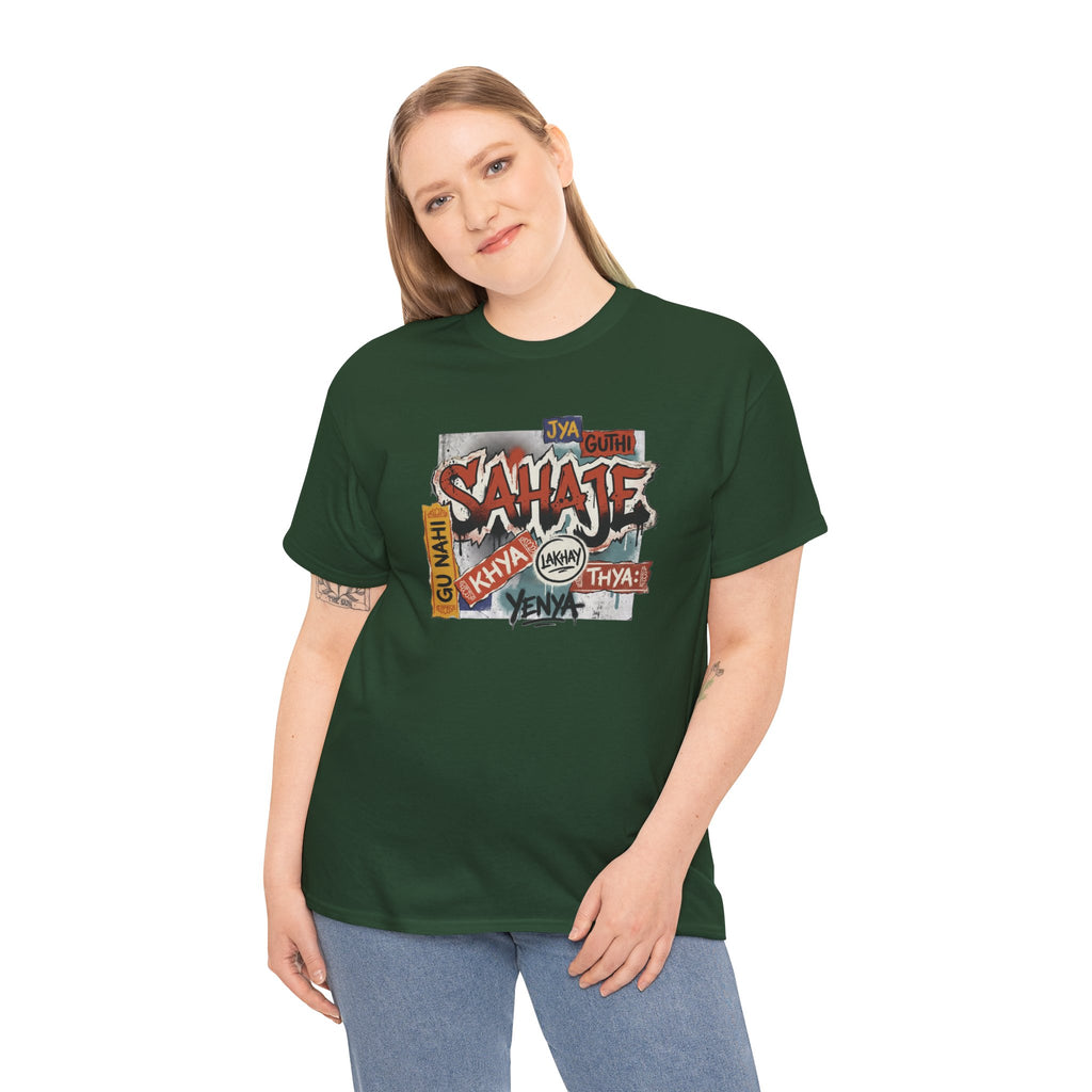 Shahje Graffiti Logo Tee - Urban Retro Streetwear T-Shirt