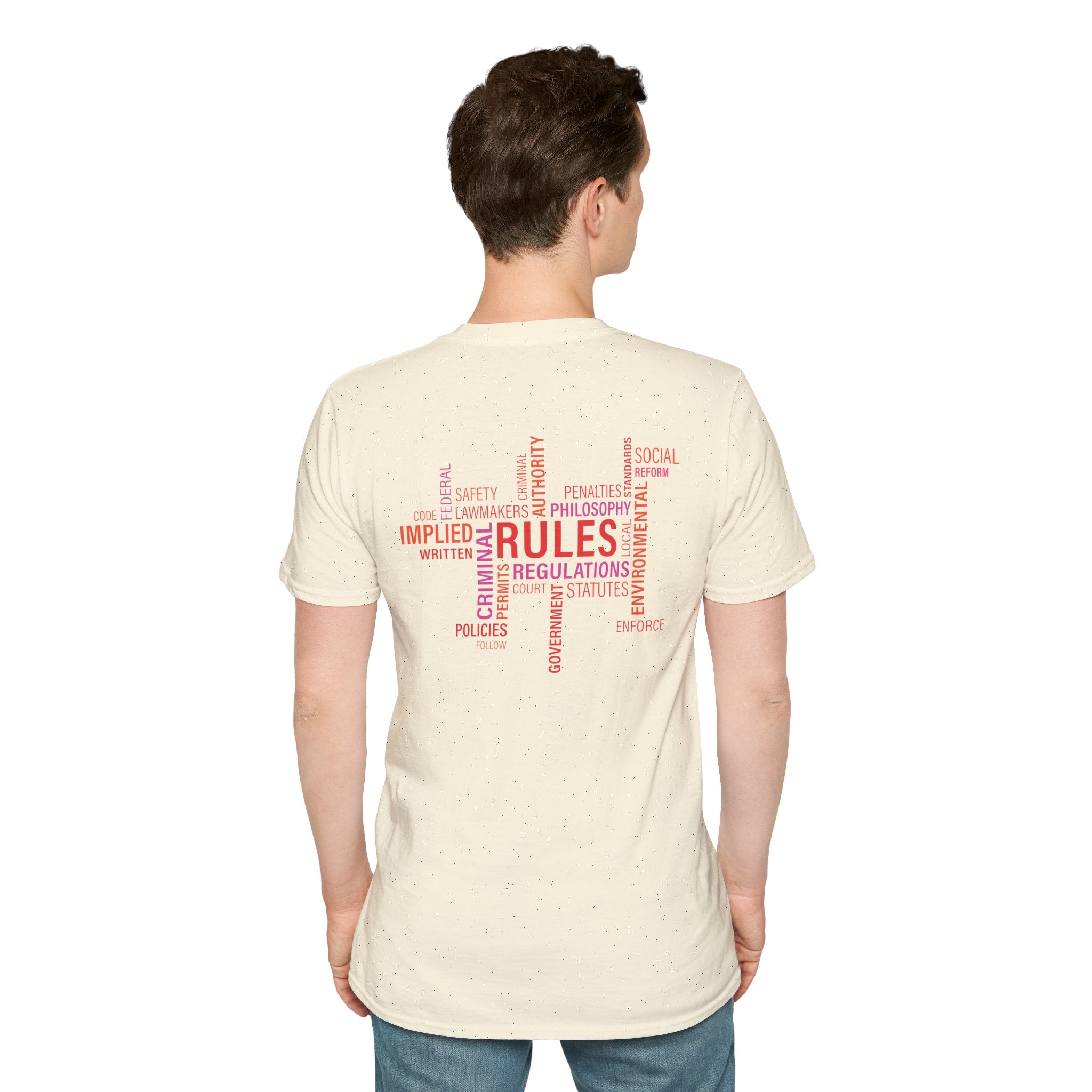 Ice Cream Twist T-Shirt — Colorful Swirl Back Print (Sahaje)