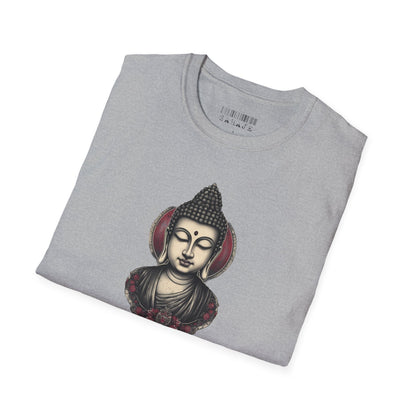 Buddha Portrait Tee — Zen Meditation Graphic T-Shirt