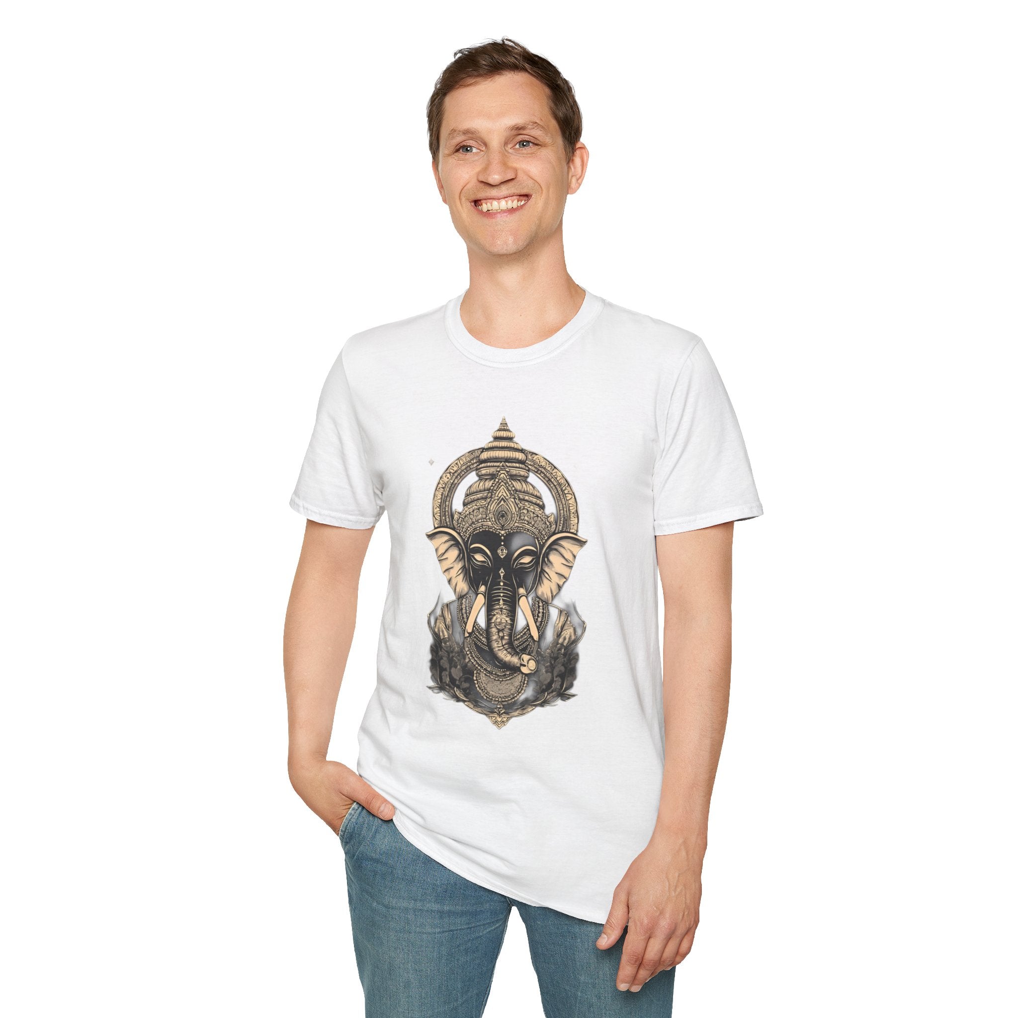 Ganesha Elephant Graphic T-Shirt