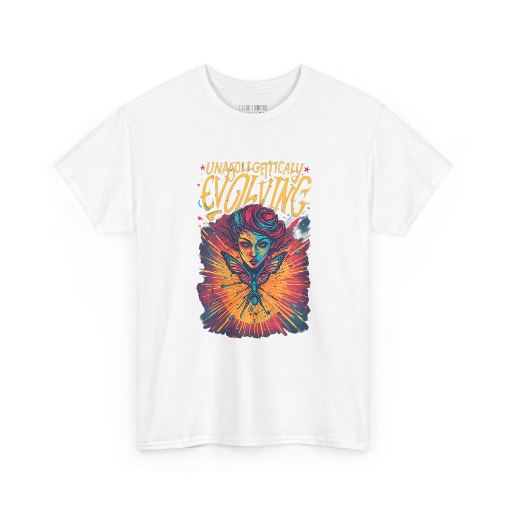 Evolving Alien Graphic Tee — "Unnaturally Evolving" Sci‑Fi Art T-Shirt