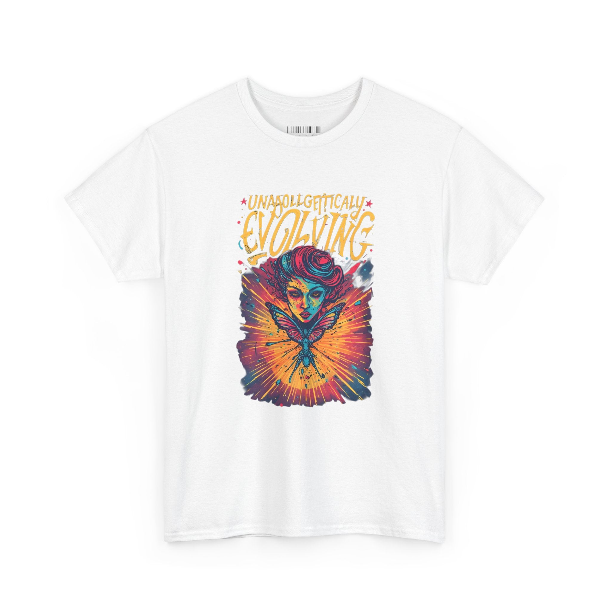 Evolving Alien Graphic Tee — "Unnaturally Evolving" Sci‑Fi Art T-Shirt