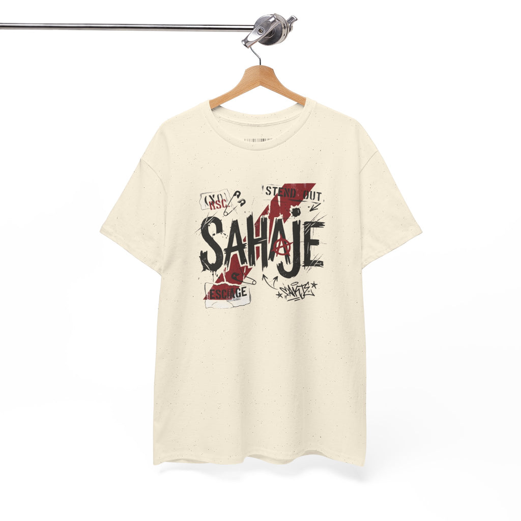Sahaje Graphic Tee — Street Art Urban Casual T-Shirt