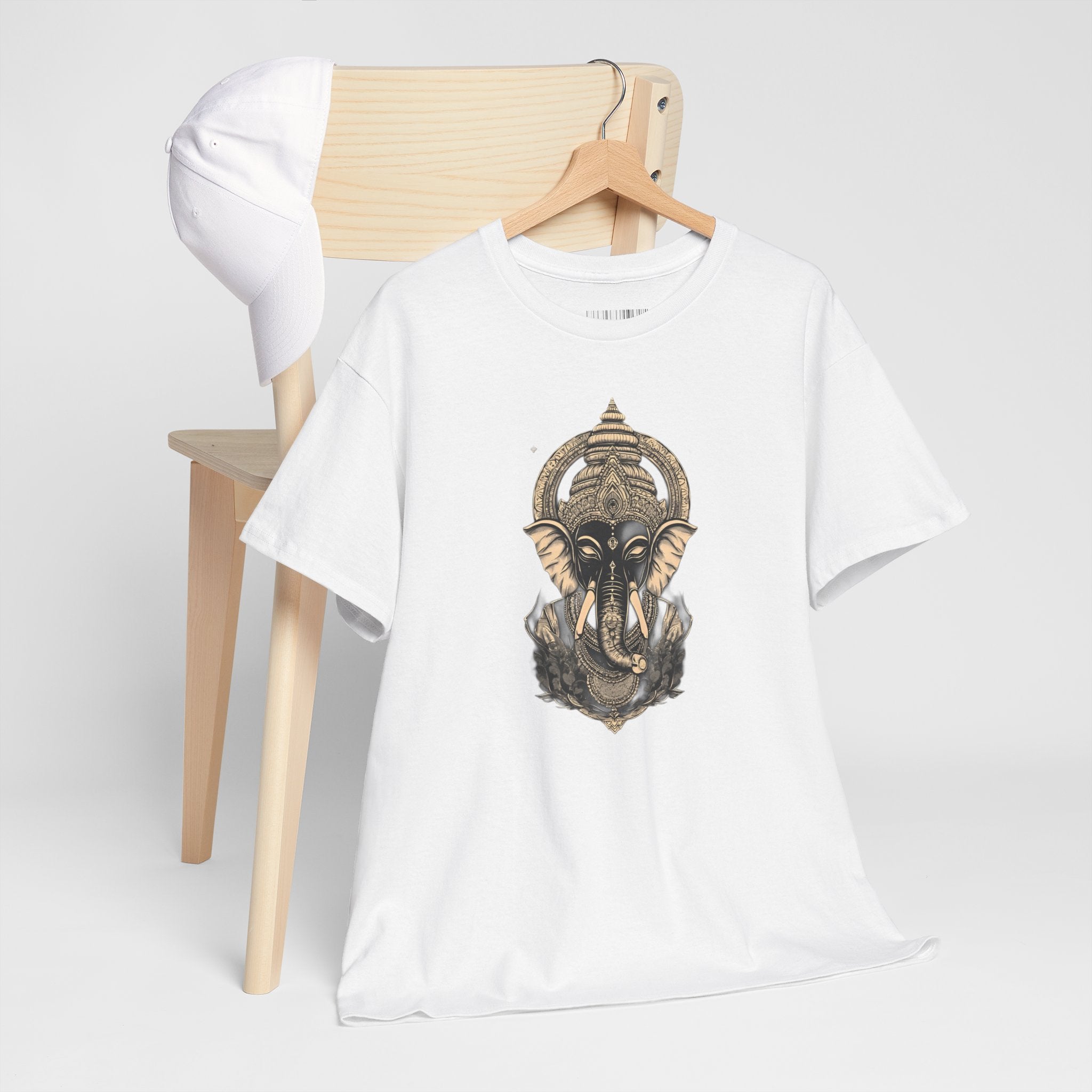 Elephant Mandala T‑Shirt — Spiritual Ganesha-Inspired Graphic Tee
