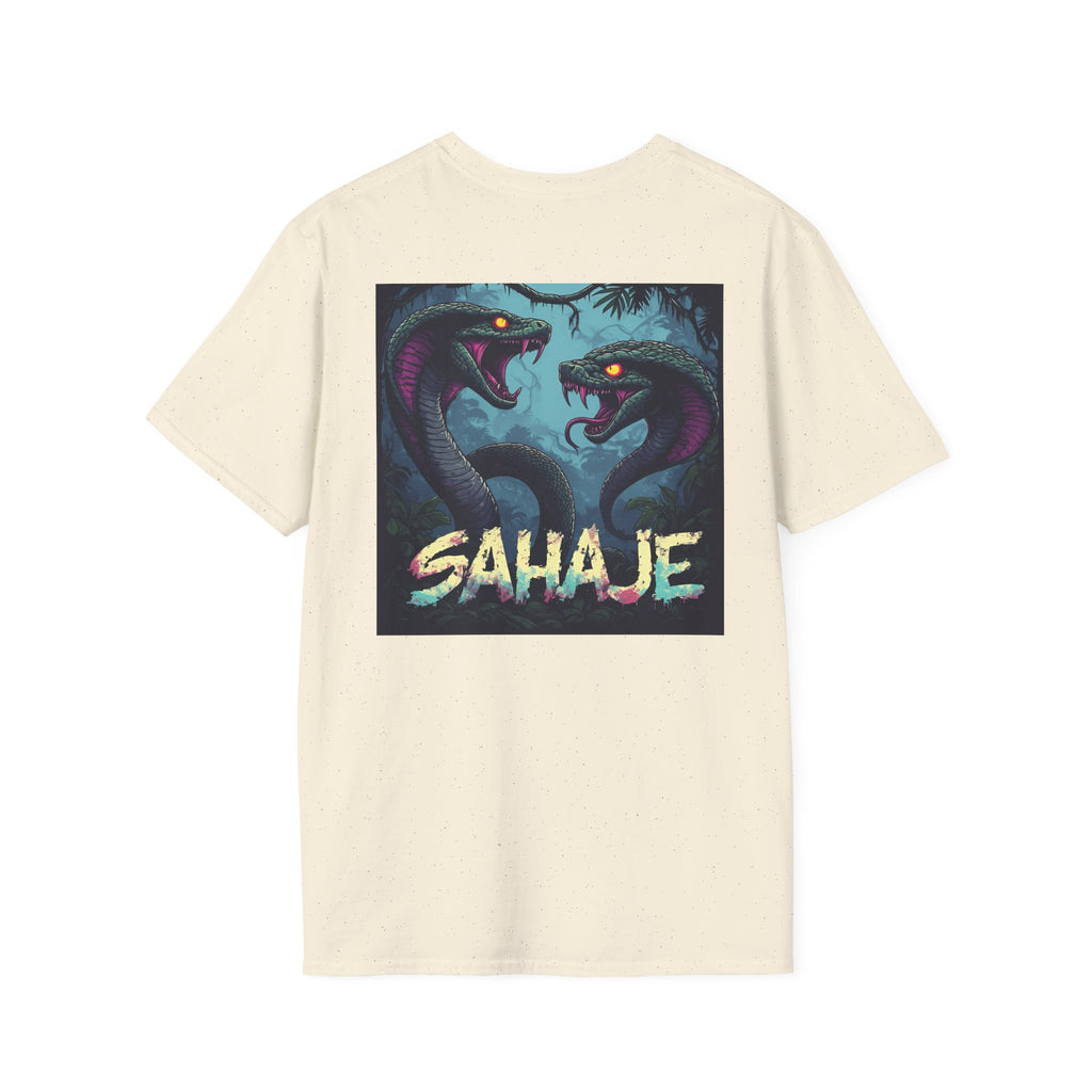 Two Cobra Snake T-Shirt – Fierce Serpent Power Graphic Tee, Edgy Streetwear Snake Shirt