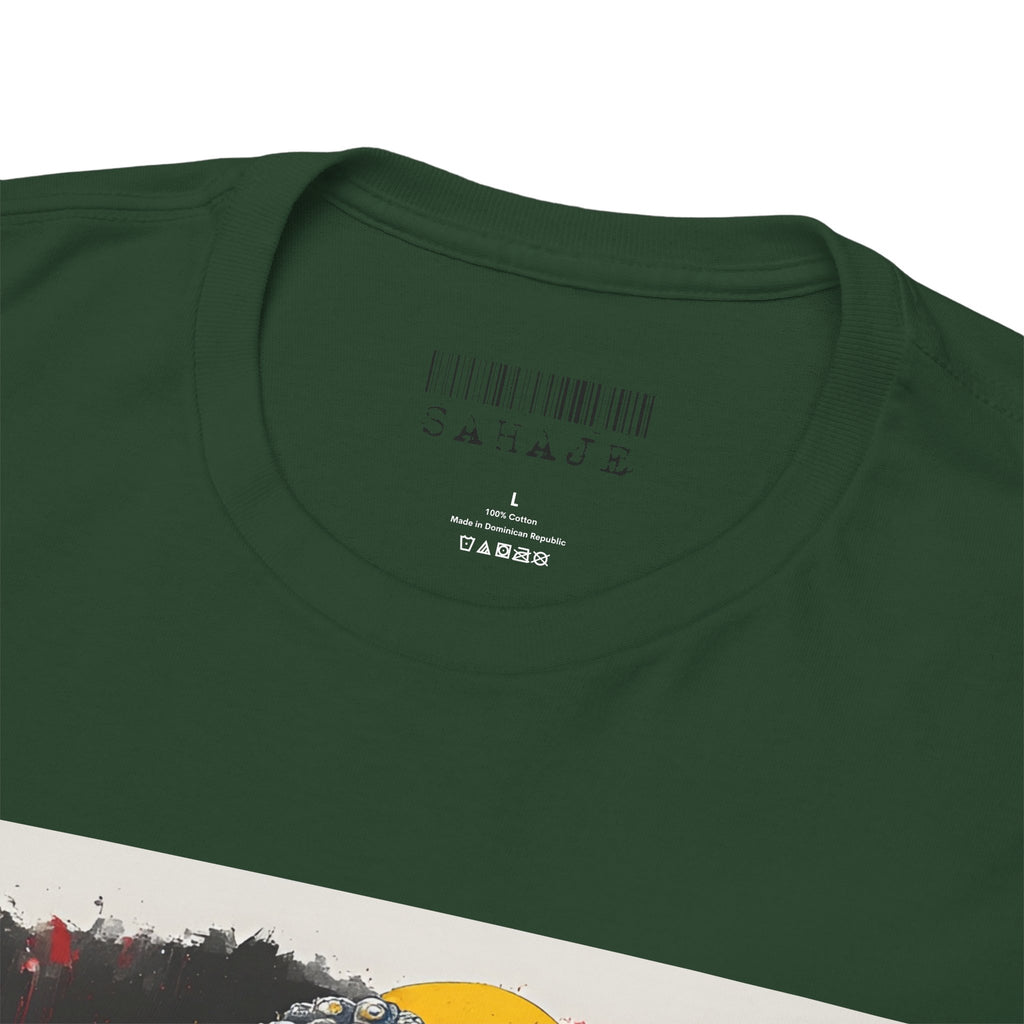 Buddha Peace Tee — Colorful Buddha & Doves Graphic T-Shirt