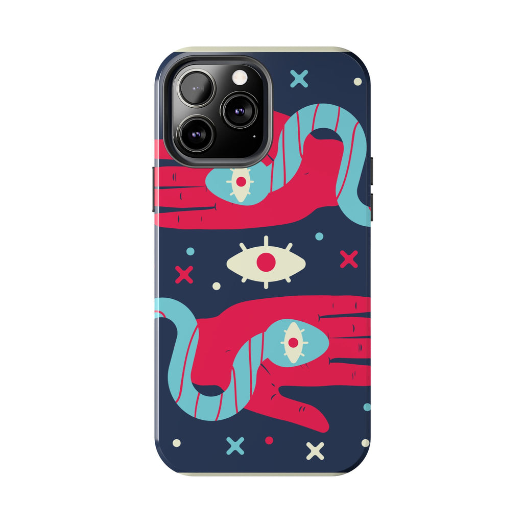 Vibrant Tough Phone Cases with Unique Eye Design, Durable Phone Cover, Trendy Accessories, Gift for Art Lovers, Unique Phone Protector