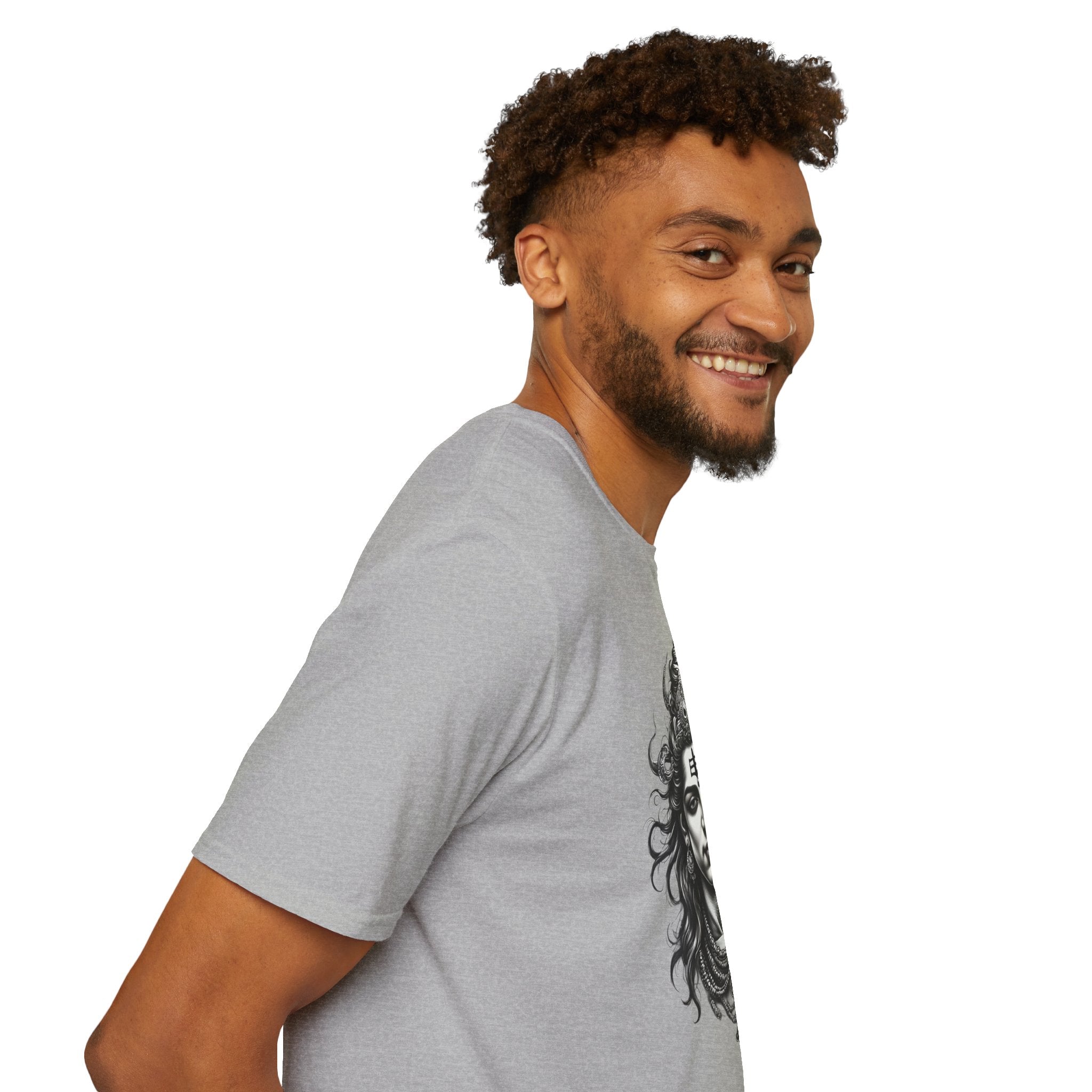 Shiva Portrait T-Shirt – Detailed Hindu Deity Graphic Tee