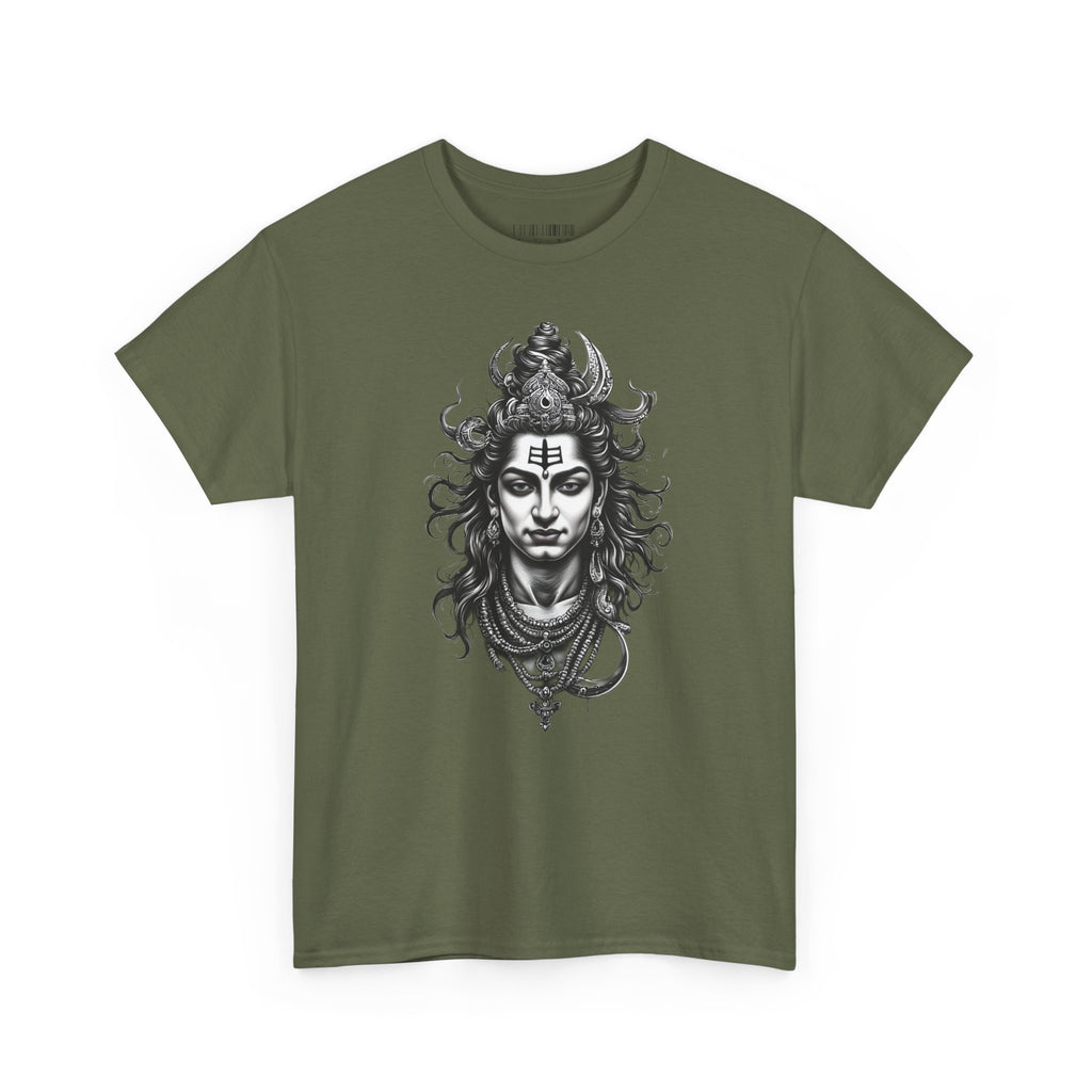Shiva Portrait Tee — Hindu God Shiva Graphic T-Shirt