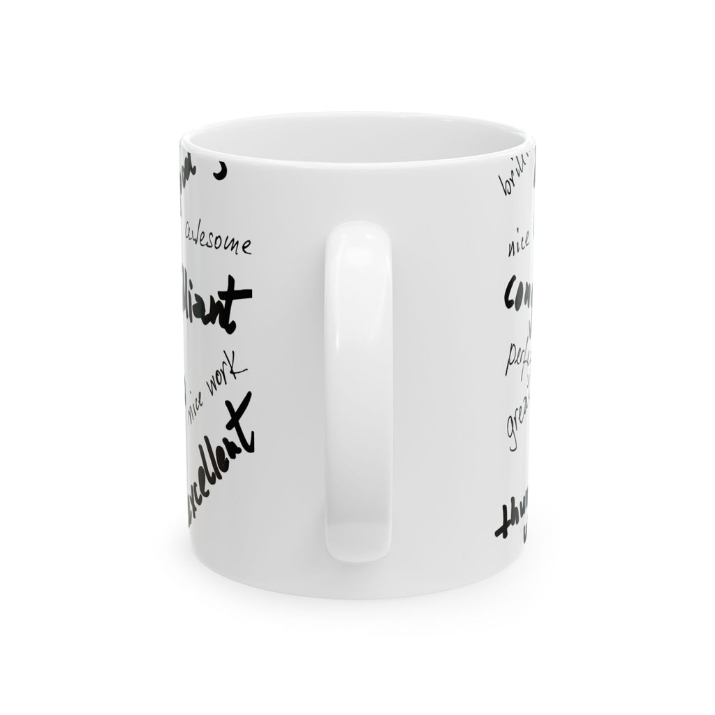 Encouragement Ceramic Mug - Perfect Gift for Teachers, Motivation, Office Decor, Birthday, Appreciation