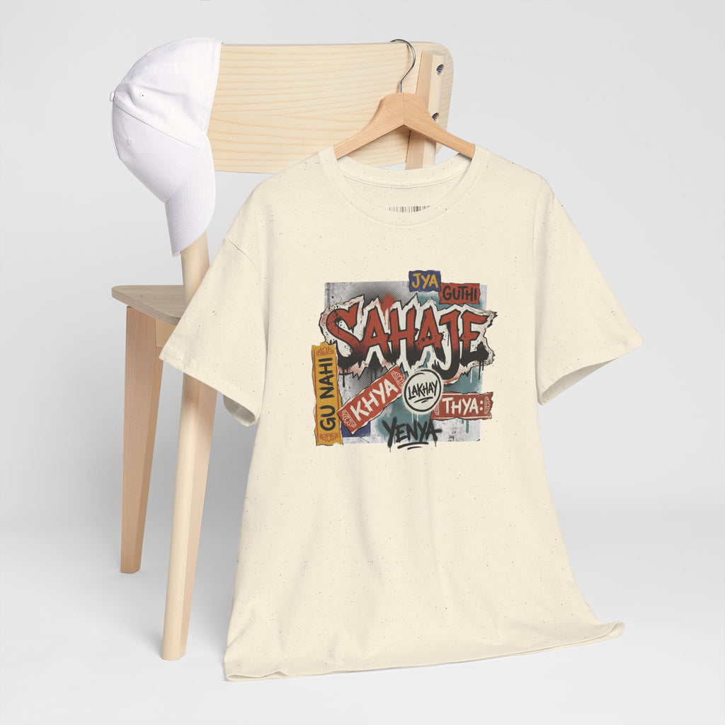 Shahje Graffiti Logo Tee - Urban Retro Streetwear T-Shirt