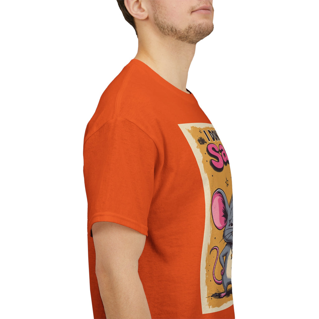 I Don't Give A Snair! Tee — Funny Mouse & Cat Graphic T-Shirt