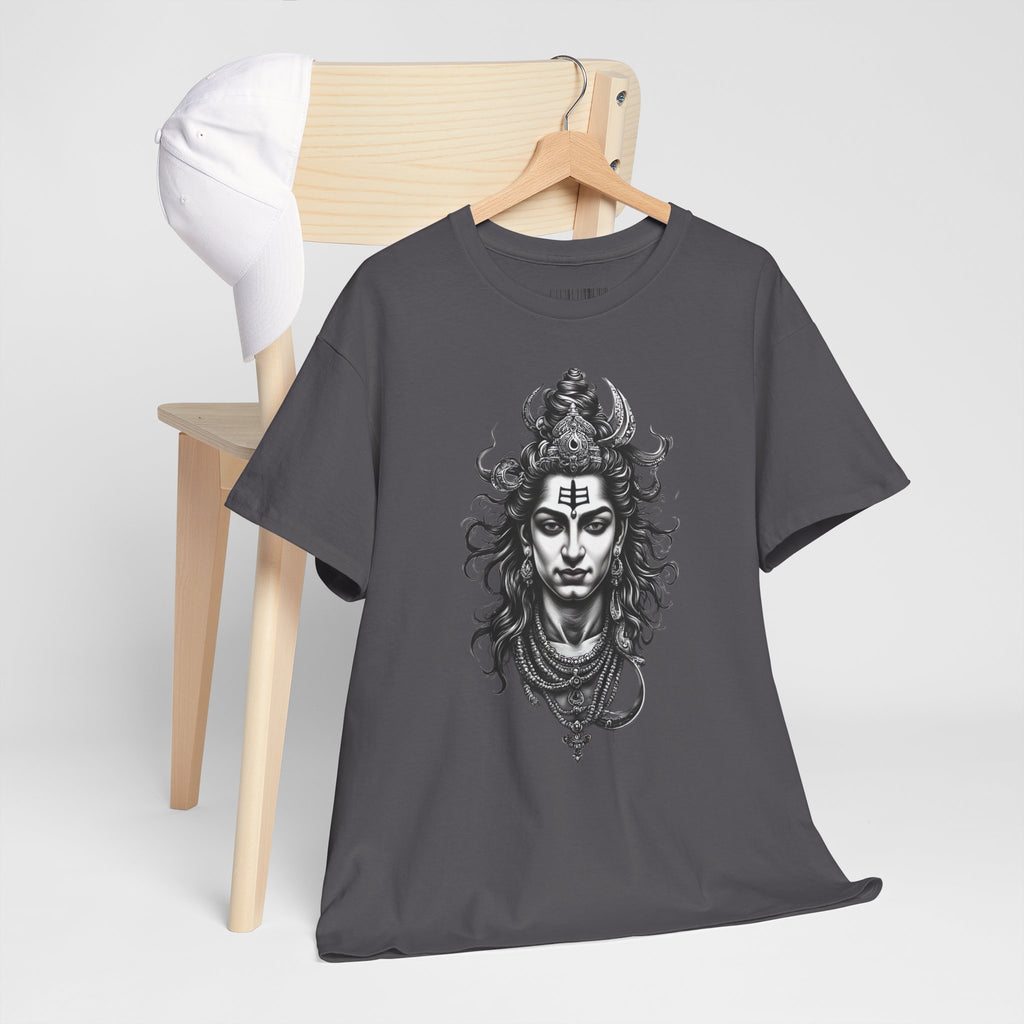 Shiva Portrait Tee — Hindu God Shiva Graphic T-Shirt