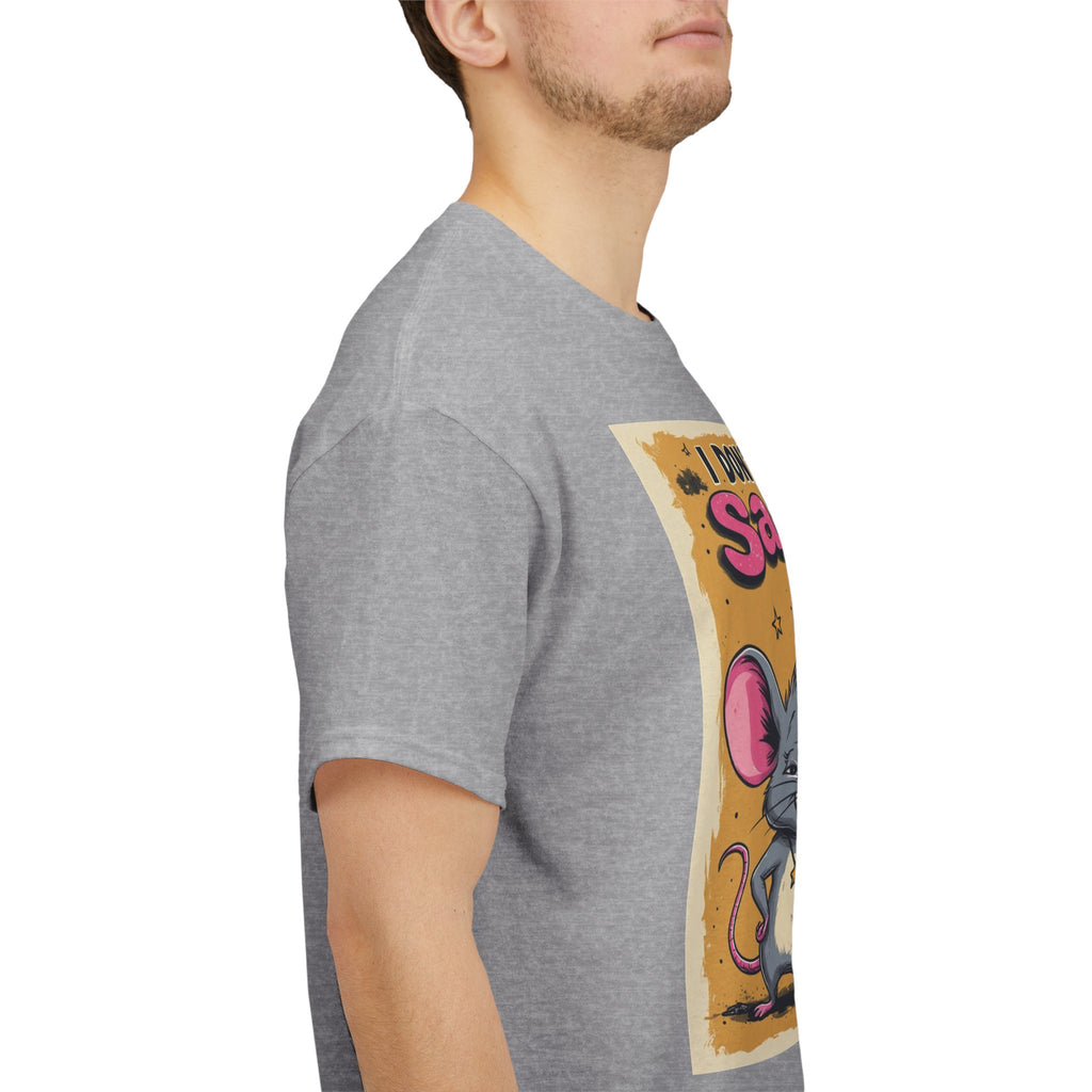 I Don't Give A Snair! Tee — Funny Mouse & Cat Graphic T-Shirt