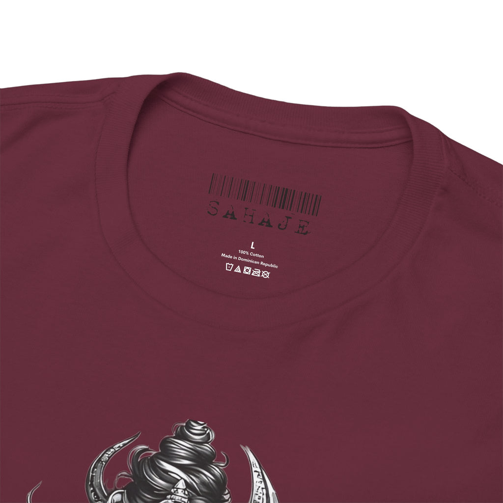 Shiva Portrait Tee — Hindu God Shiva Graphic T-Shirt