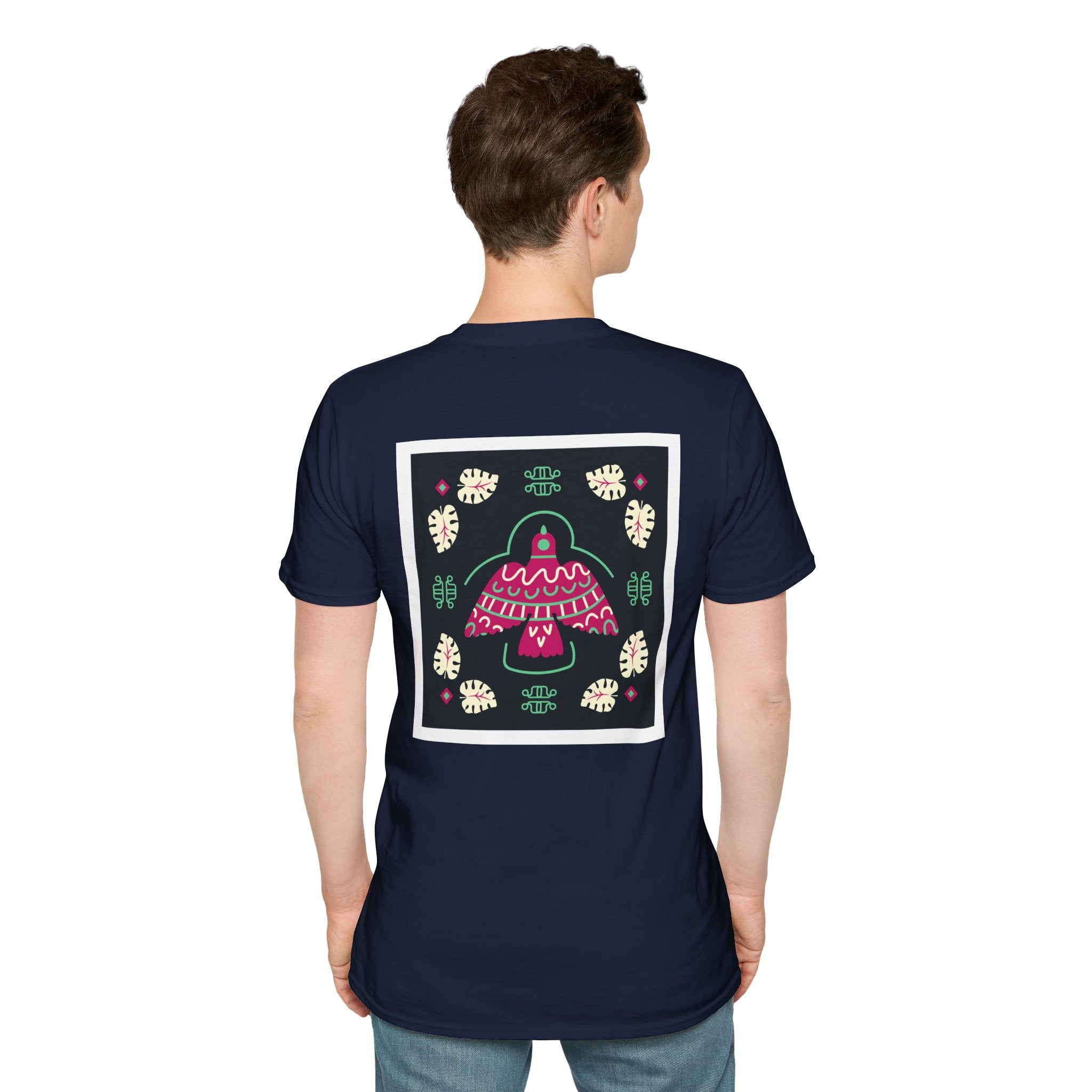 Mushroom Garden Graphic T-Shirt — Whimsical Pink Mushroom Design