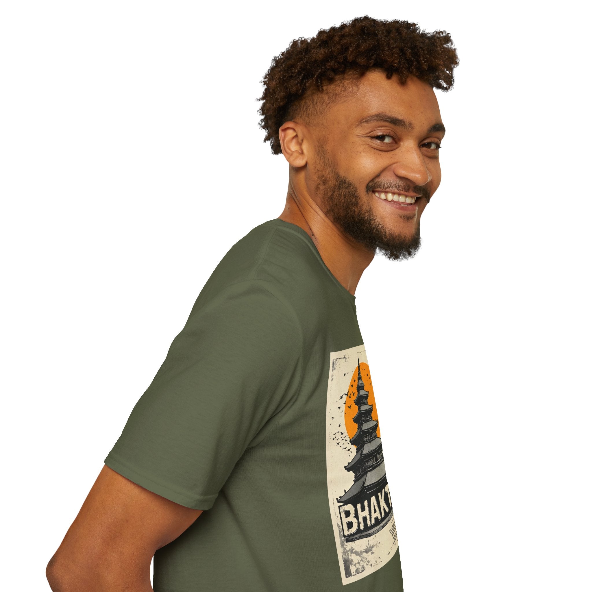 Bhaktapur Vintage Travel T-Shirt – Nepal Pagoda Graphic Tee