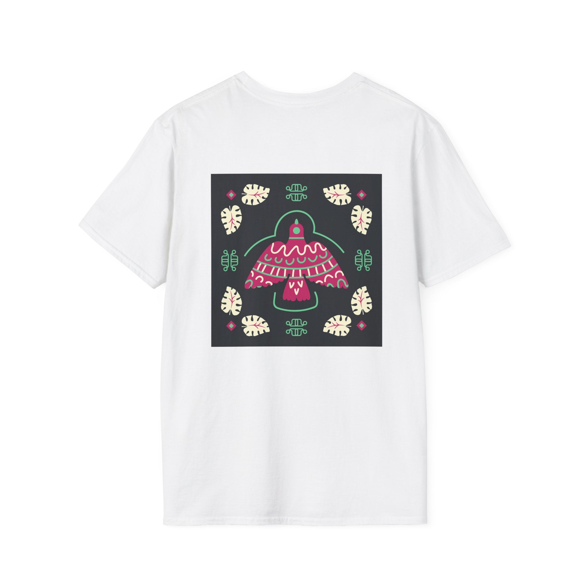 Mushroom Garden Graphic T-Shirt — Whimsical Pink Mushroom Design