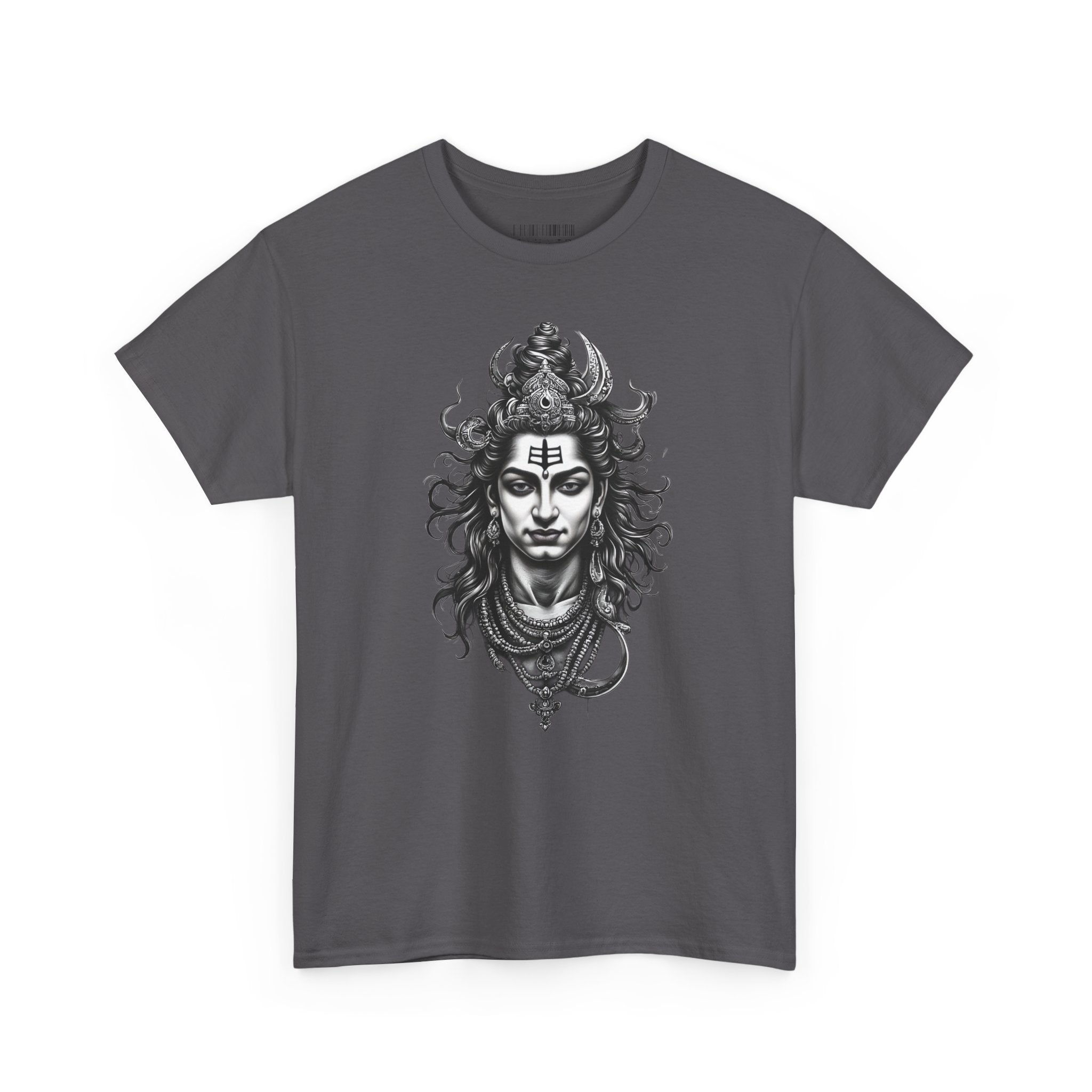 Shiva Portrait Tee — Hindu God Shiva Graphic T-Shirt