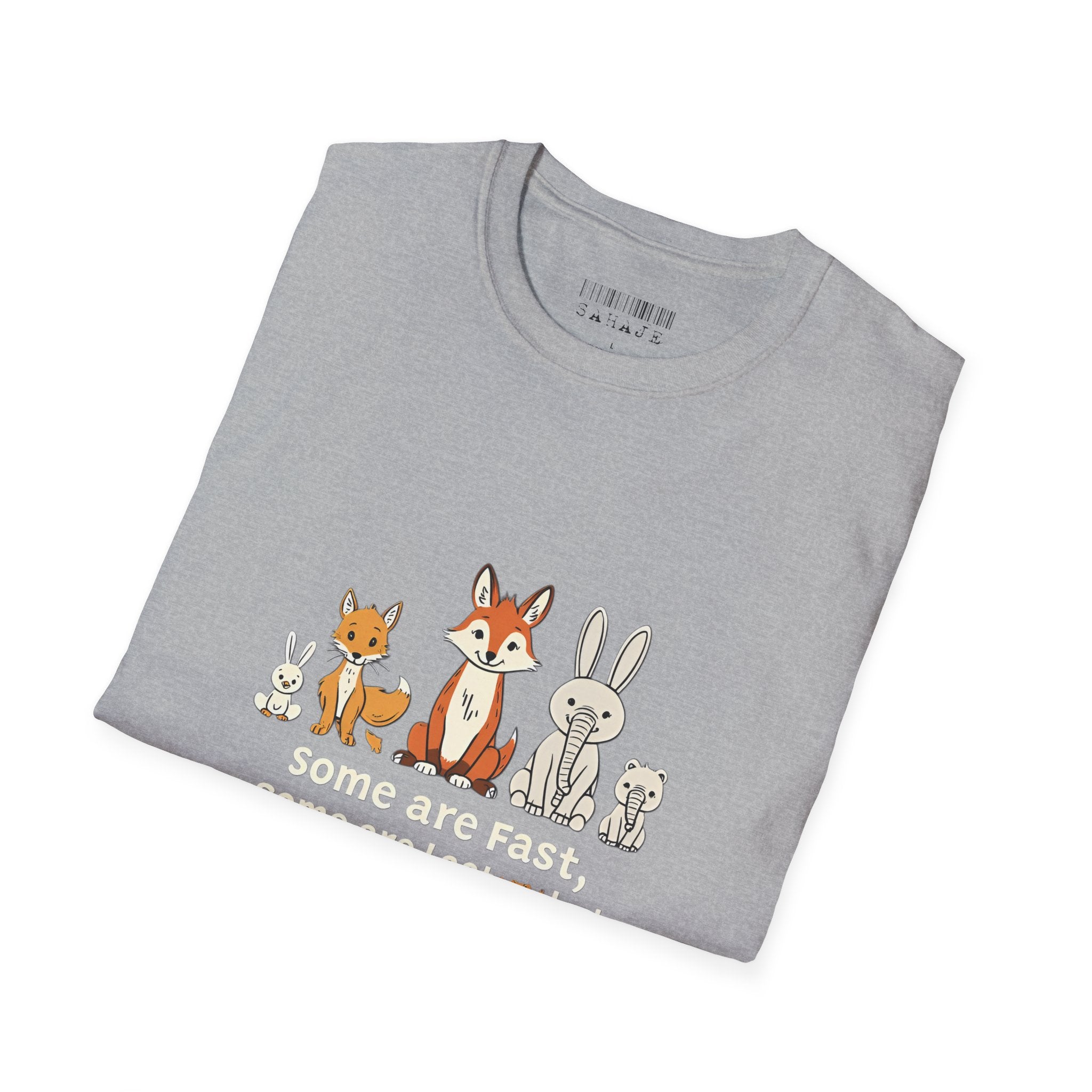 Woodland Friends T-Shirt — Cute Fox, Bunny & Squirrel Graphic