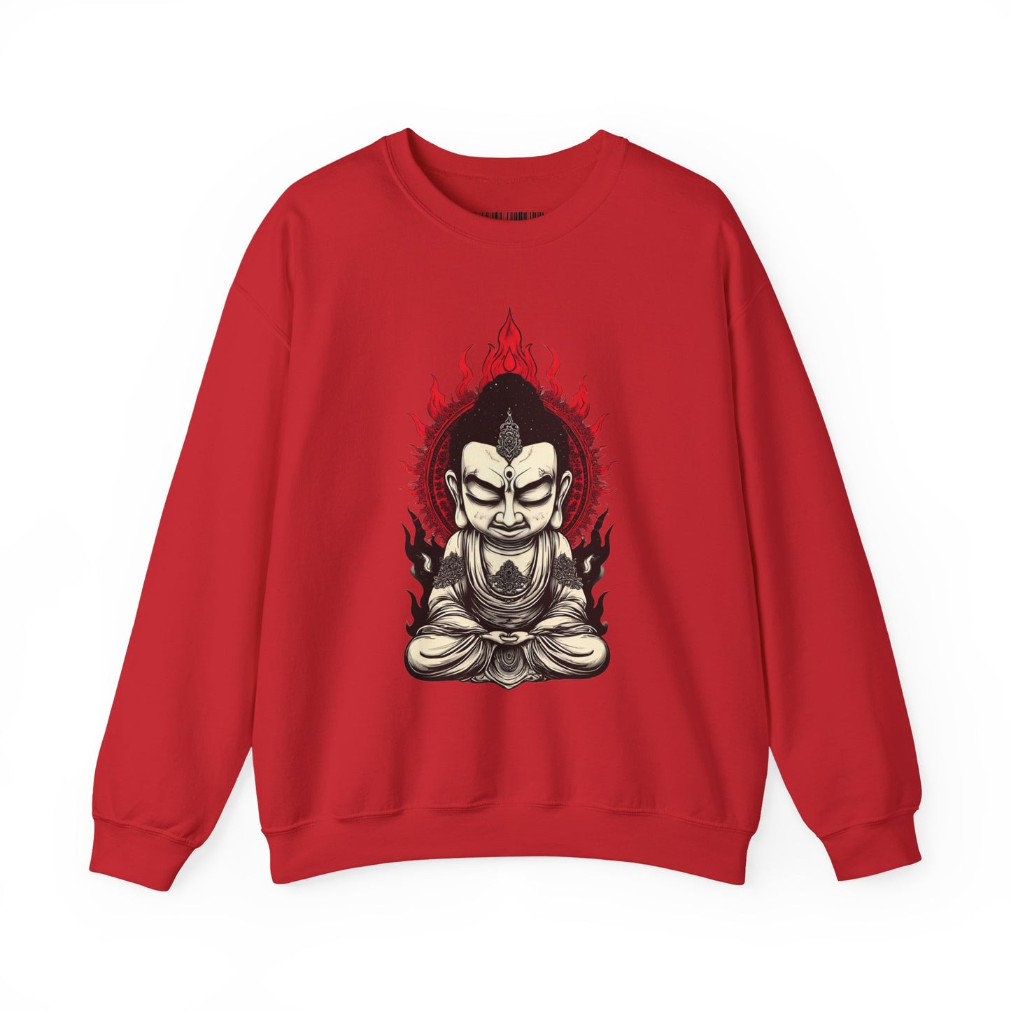Buddha Flame Crewneck Sweatshirt