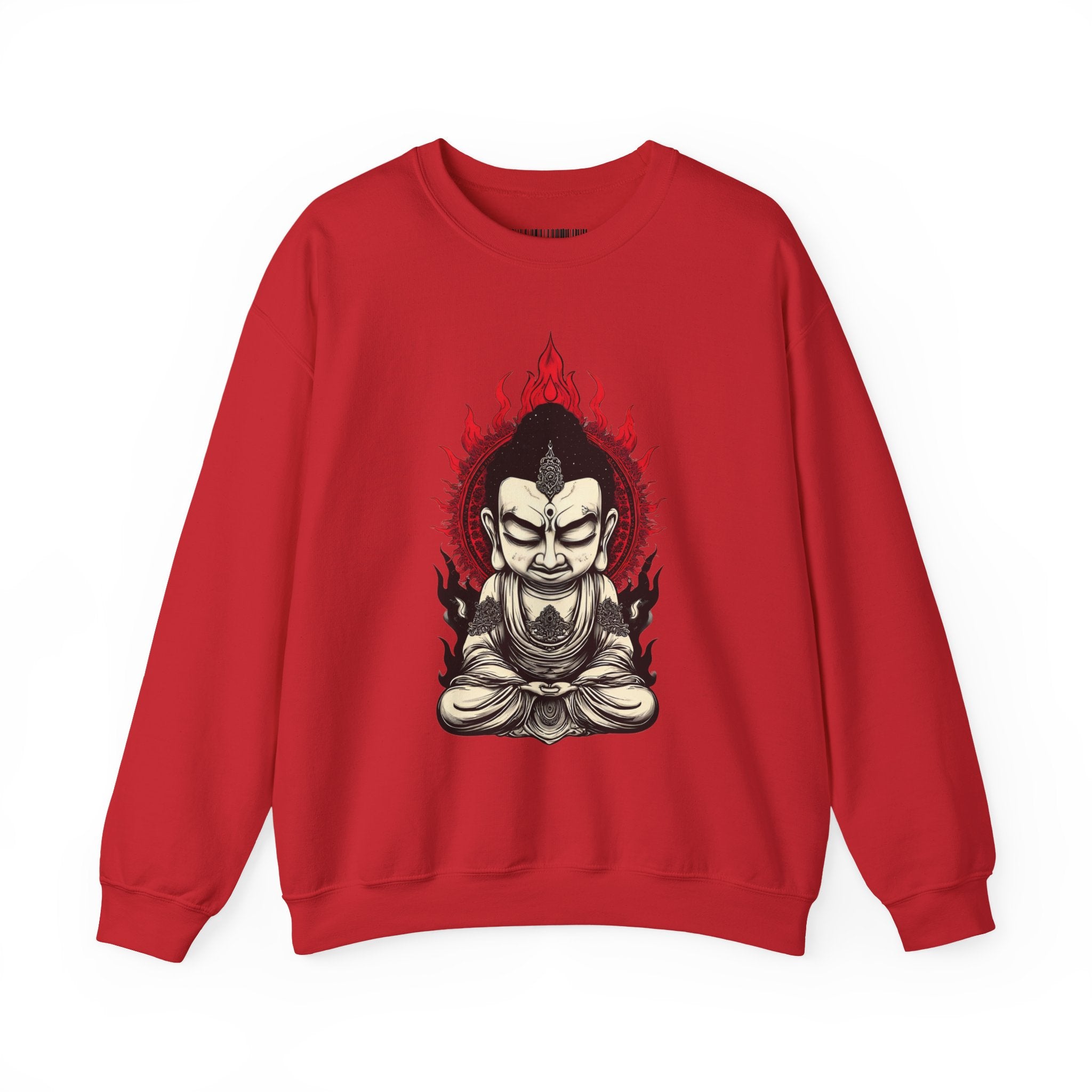 Buddha Flame Crewneck Sweatshirt