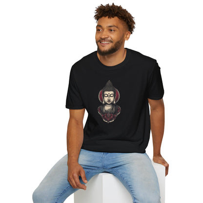 Buddha Portrait Tee — Zen Meditation Graphic T-Shirt