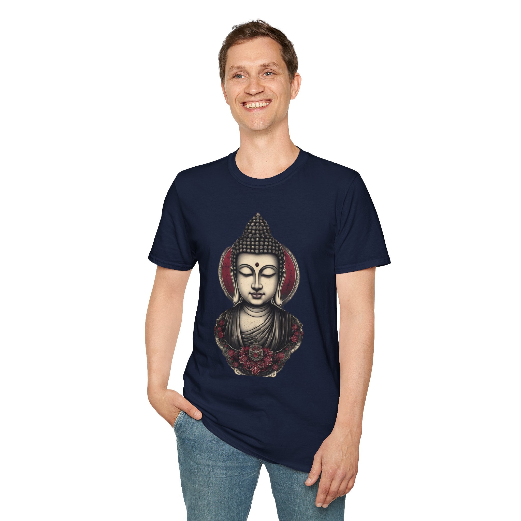 Buddha Portrait T-Shirt — Zen Meditation Graphic Tee