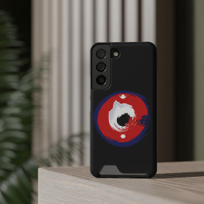 Sleek Phone Case with Card Holder – Unique Design, Gift for Students, Stylish Accessory, Everyday Use, Functional & Fashionable