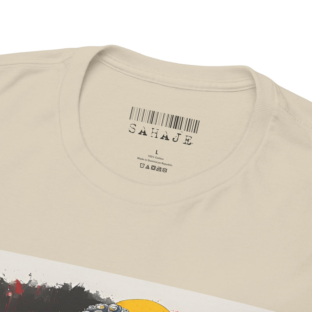 Buddha Peace Tee — Colorful Buddha & Doves Graphic T-Shirt