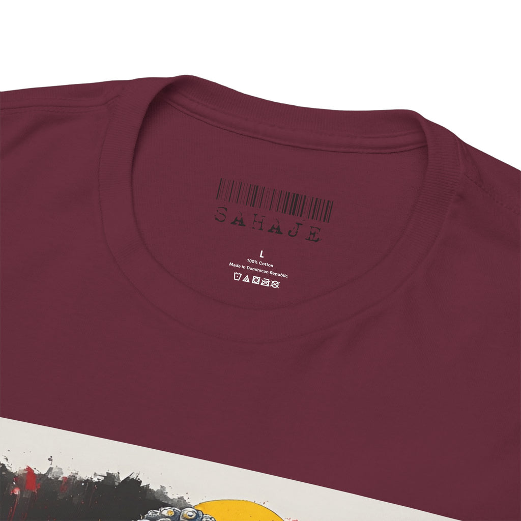 Buddha Peace Tee — Colorful Buddha & Doves Graphic T-Shirt