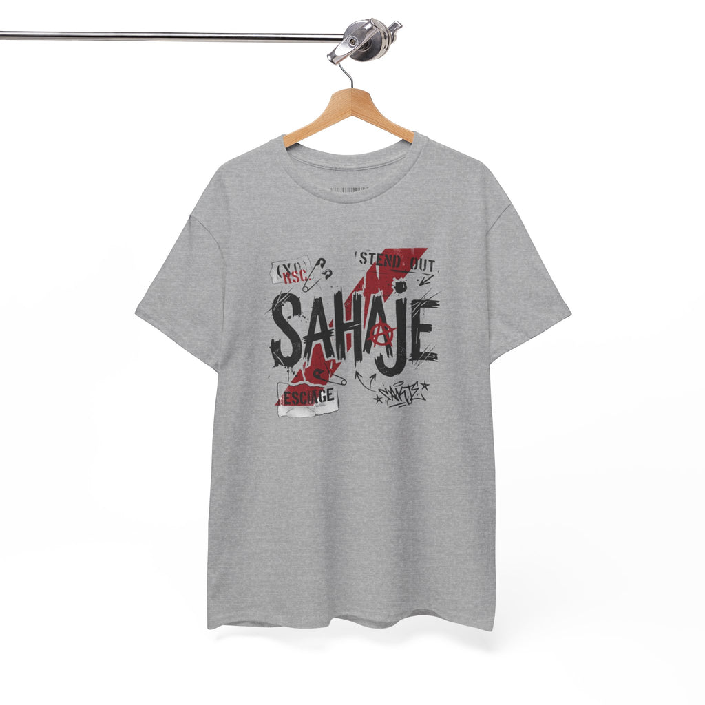 Sahaje Graphic Tee — Street Art Urban Casual T-Shirt