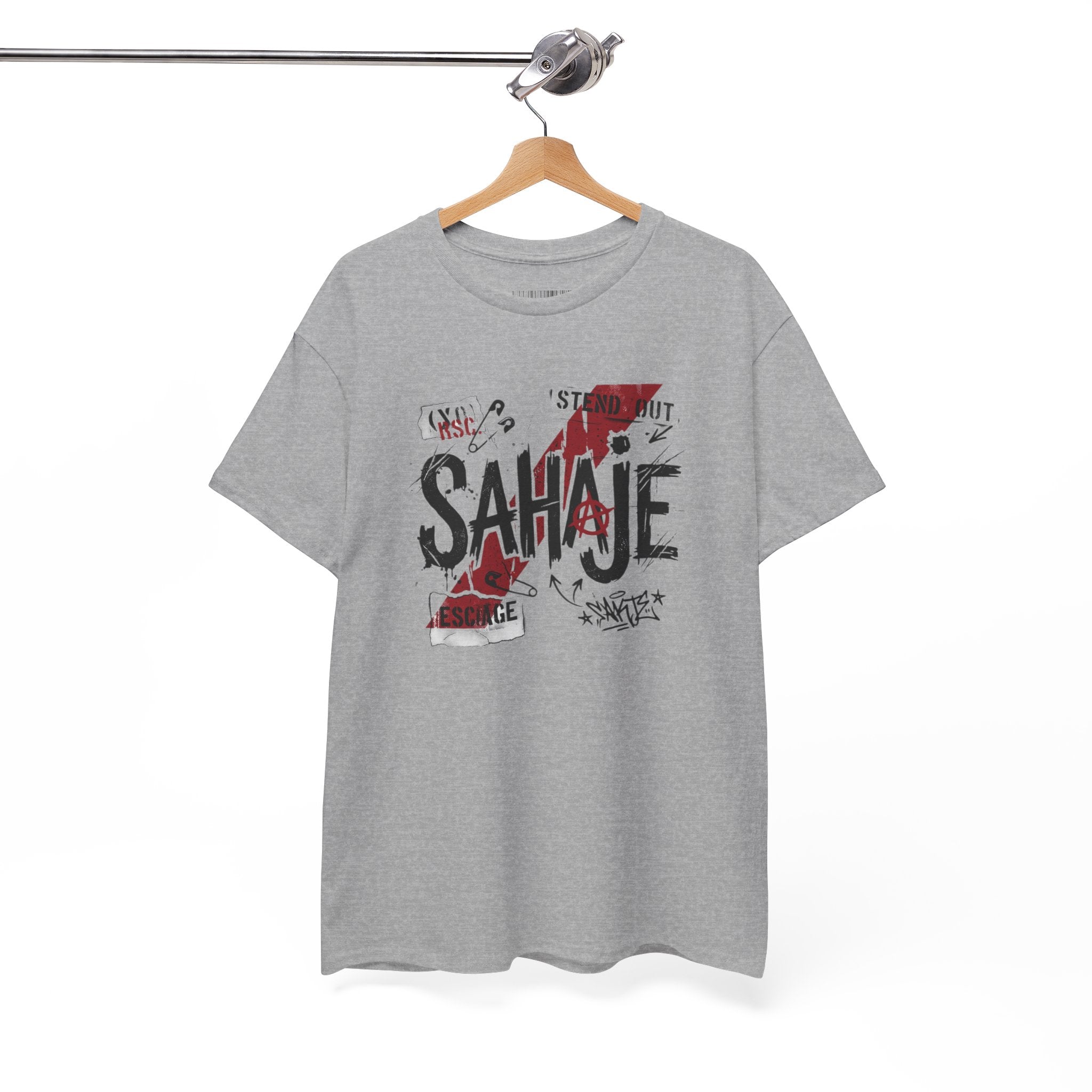 Sahaje Graphic Tee — Street Art Urban Casual T-Shirt
