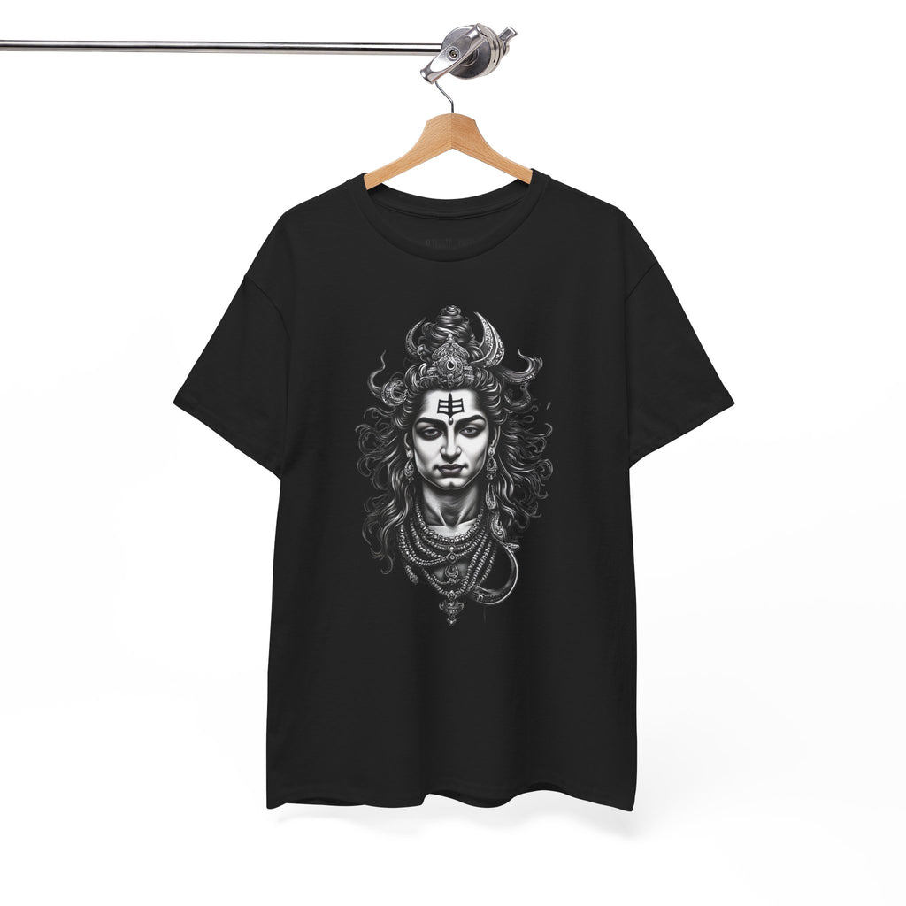 Shiva Portrait Tee — Hindu God Shiva Graphic T-Shirt