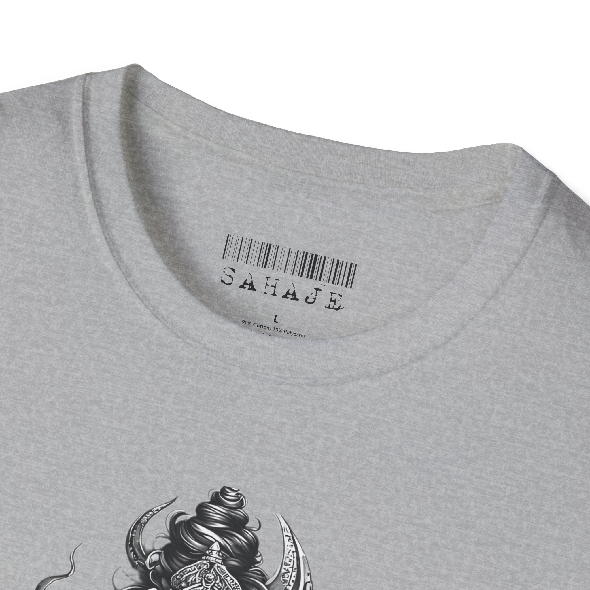 Shiva Portrait T‑Shirt — Hindu Deity Graphic Tee (Meditation, Yoga & Spiritual Wear)