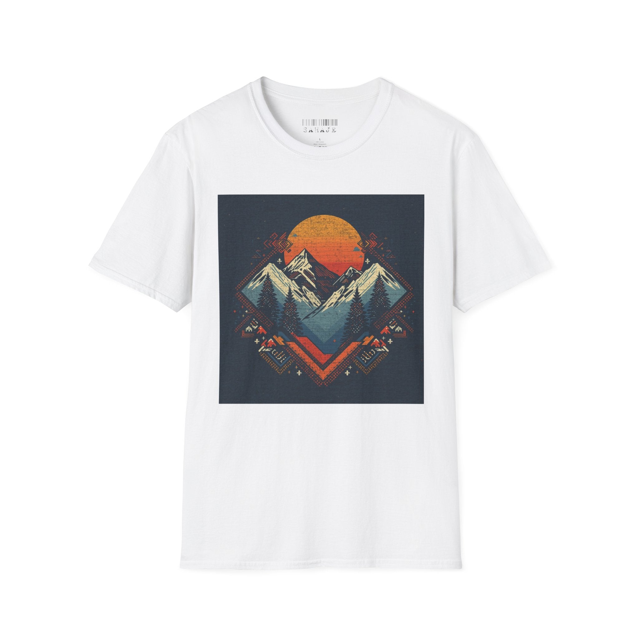 Retro Mountain Sunset T-Shirt