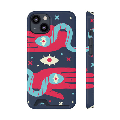 Mystical Phone Case with Card Holder - Boho Chic Style, Unique Design for Everyday Use, Perfect Gift for Creatives, Eye-Catching [...]
