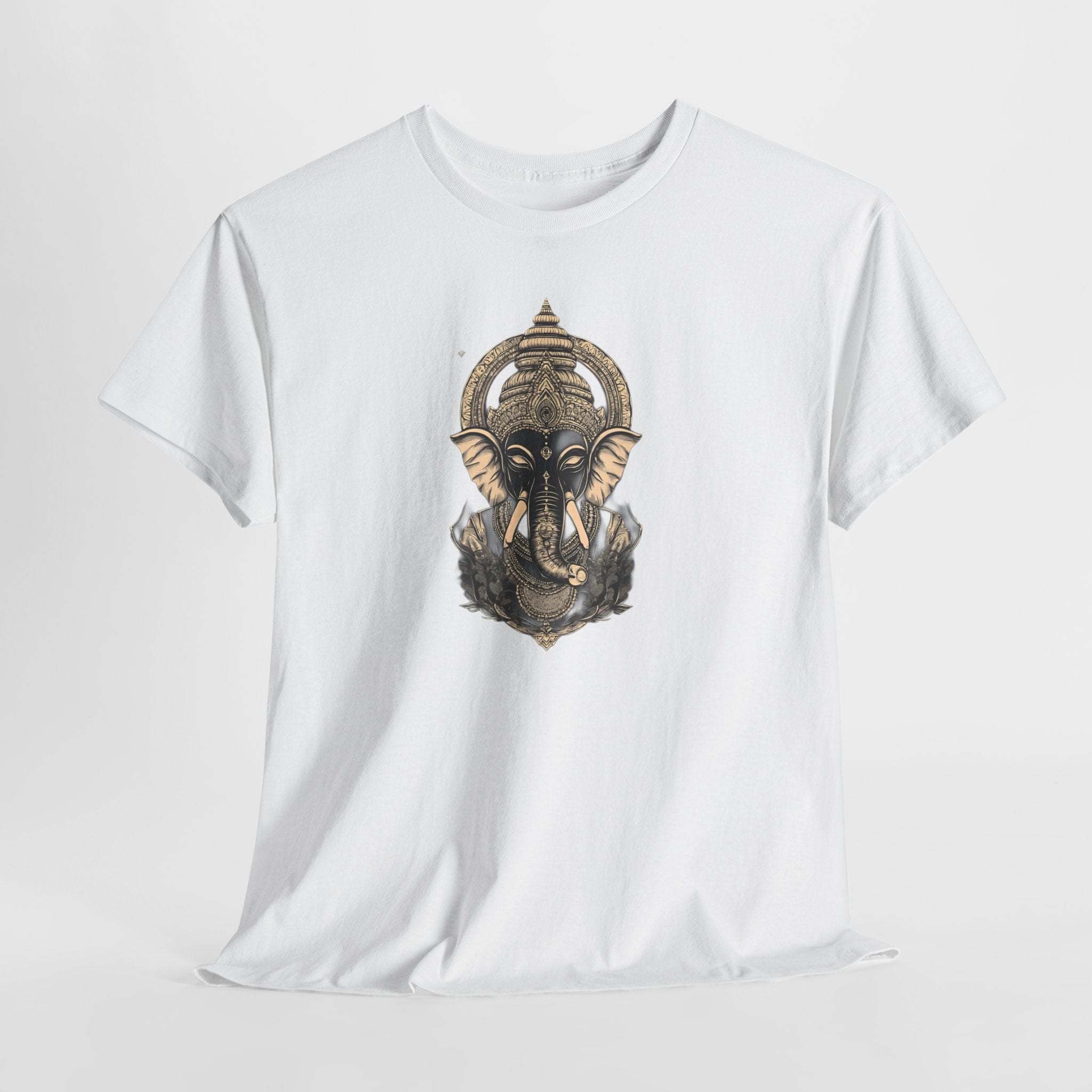 Elephant Mandala T‑Shirt — Spiritual Ganesha-Inspired Graphic Tee