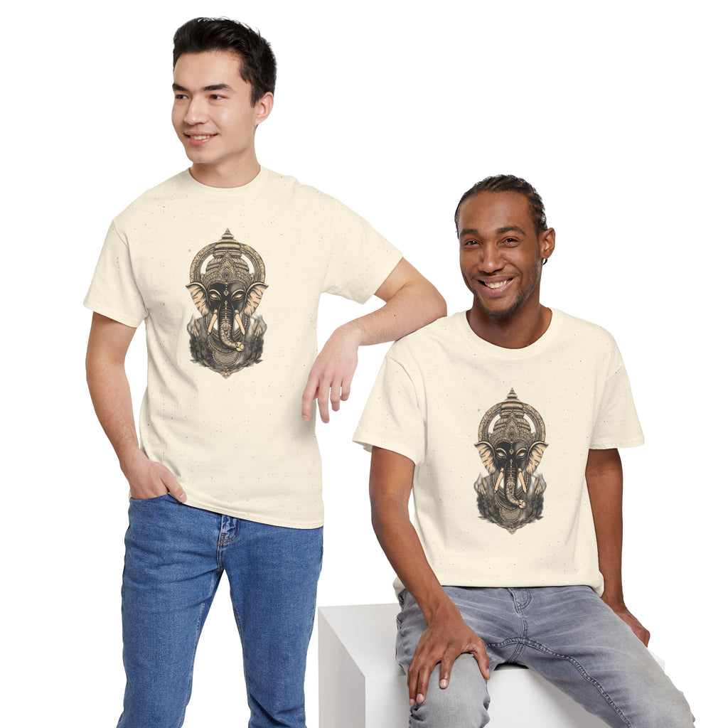 Elephant Mandala T‑Shirt — Spiritual Ganesha-Inspired Graphic Tee
