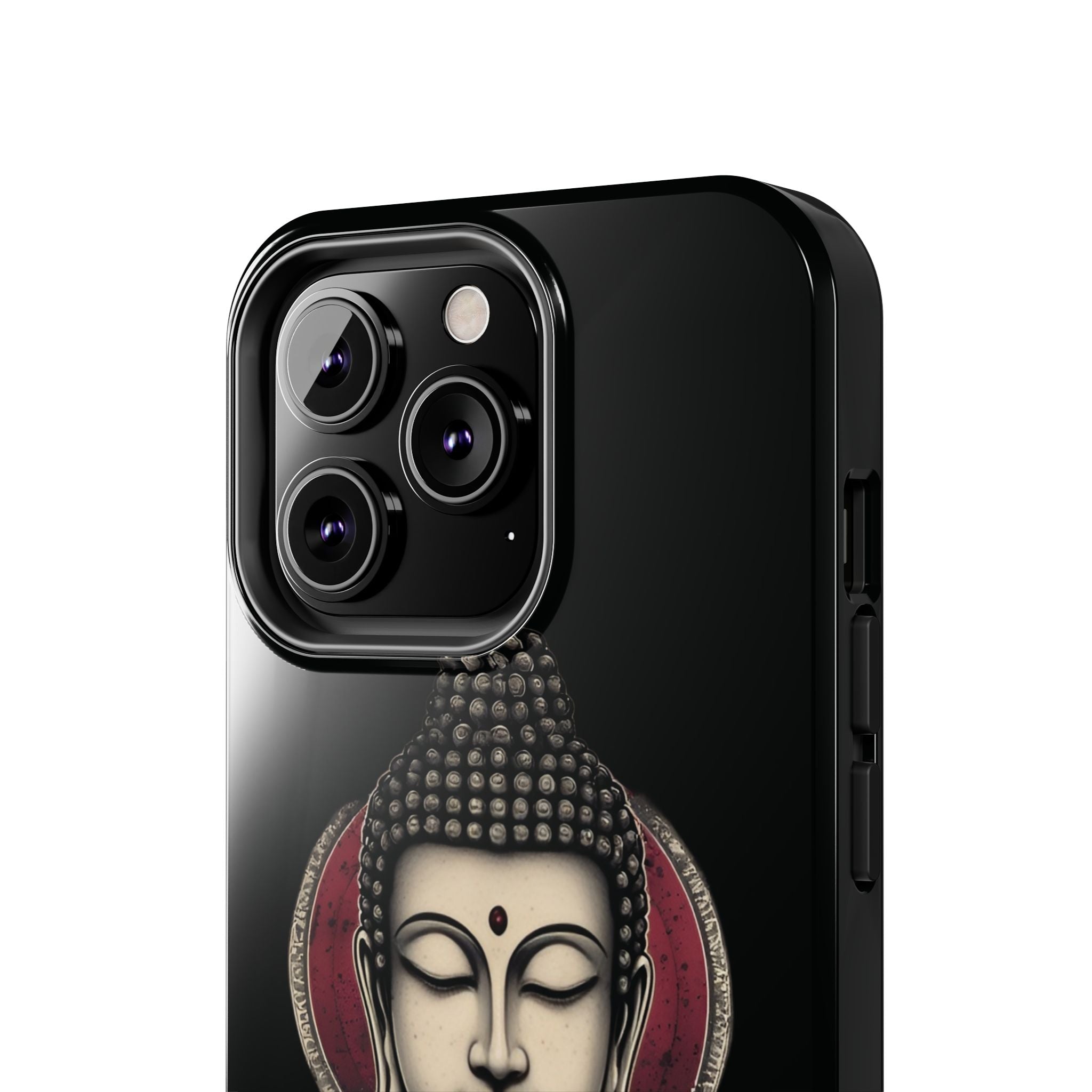 Buddha Floral Tough Phone Case — Protective Spiritual Phone Cover