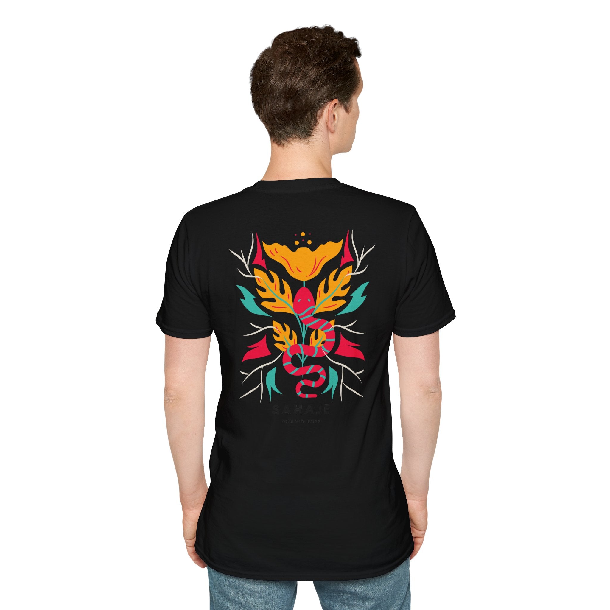 Sahaje Floral Serpent T-Shirt