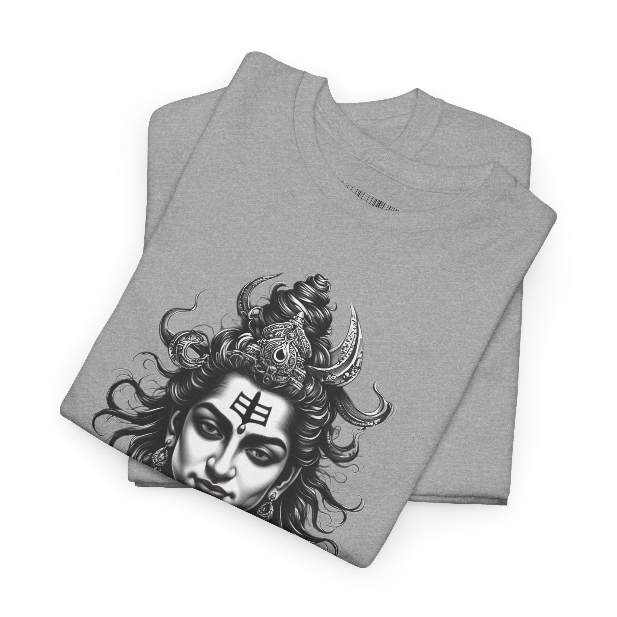 Shiva Portrait Tee — Hindu God Shiva Graphic T-Shirt