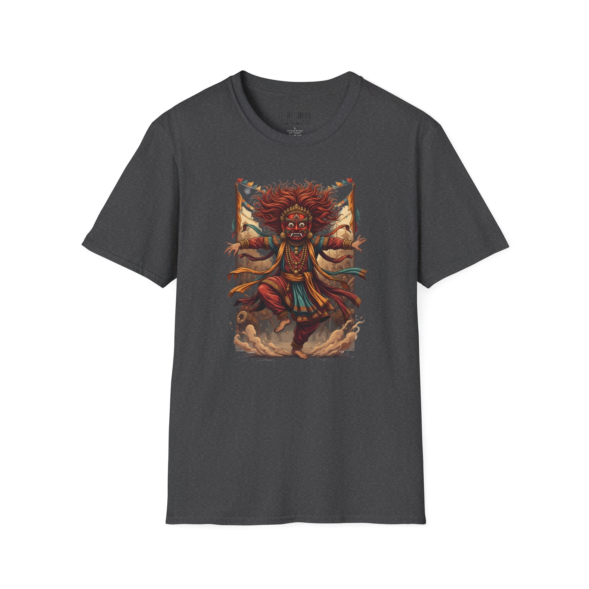 Native Warrior Spirit T‑Shirt — Tribal Dance Illustration