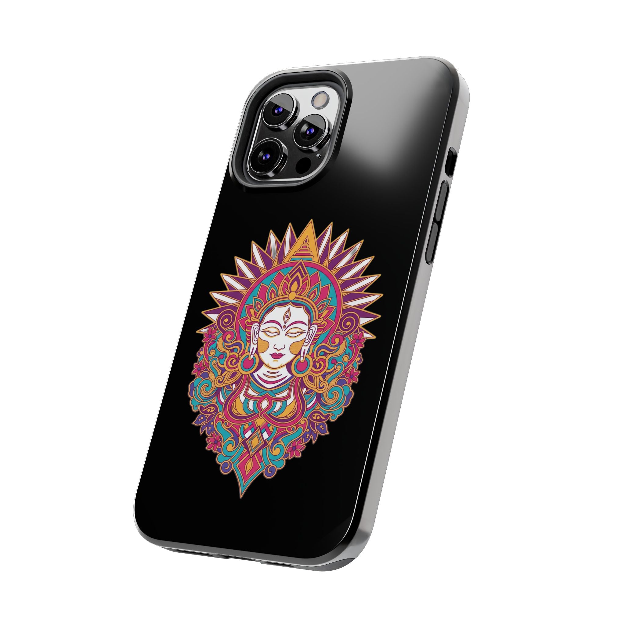 Buddha Mandala Tough Phone Case — Protective Spiritual iPhone Cover
