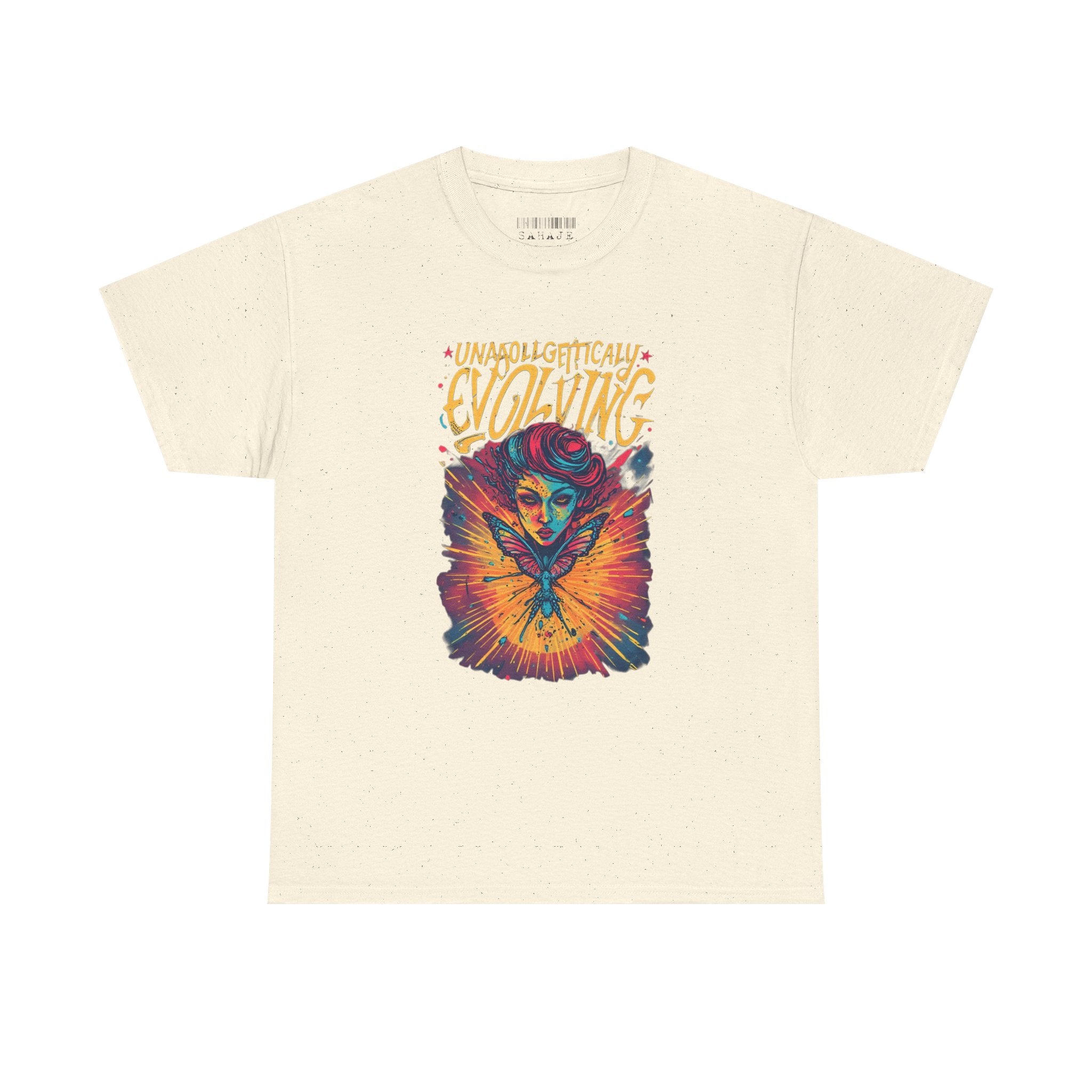 Evolving Alien Graphic Tee — "Unnaturally Evolving" Sci‑Fi Art T-Shirt