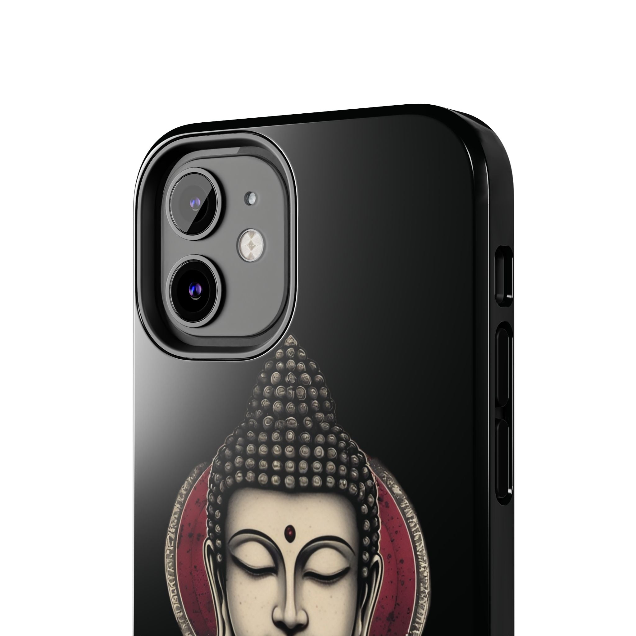 Buddha Floral Tough Phone Case — Protective Spiritual Phone Cover
