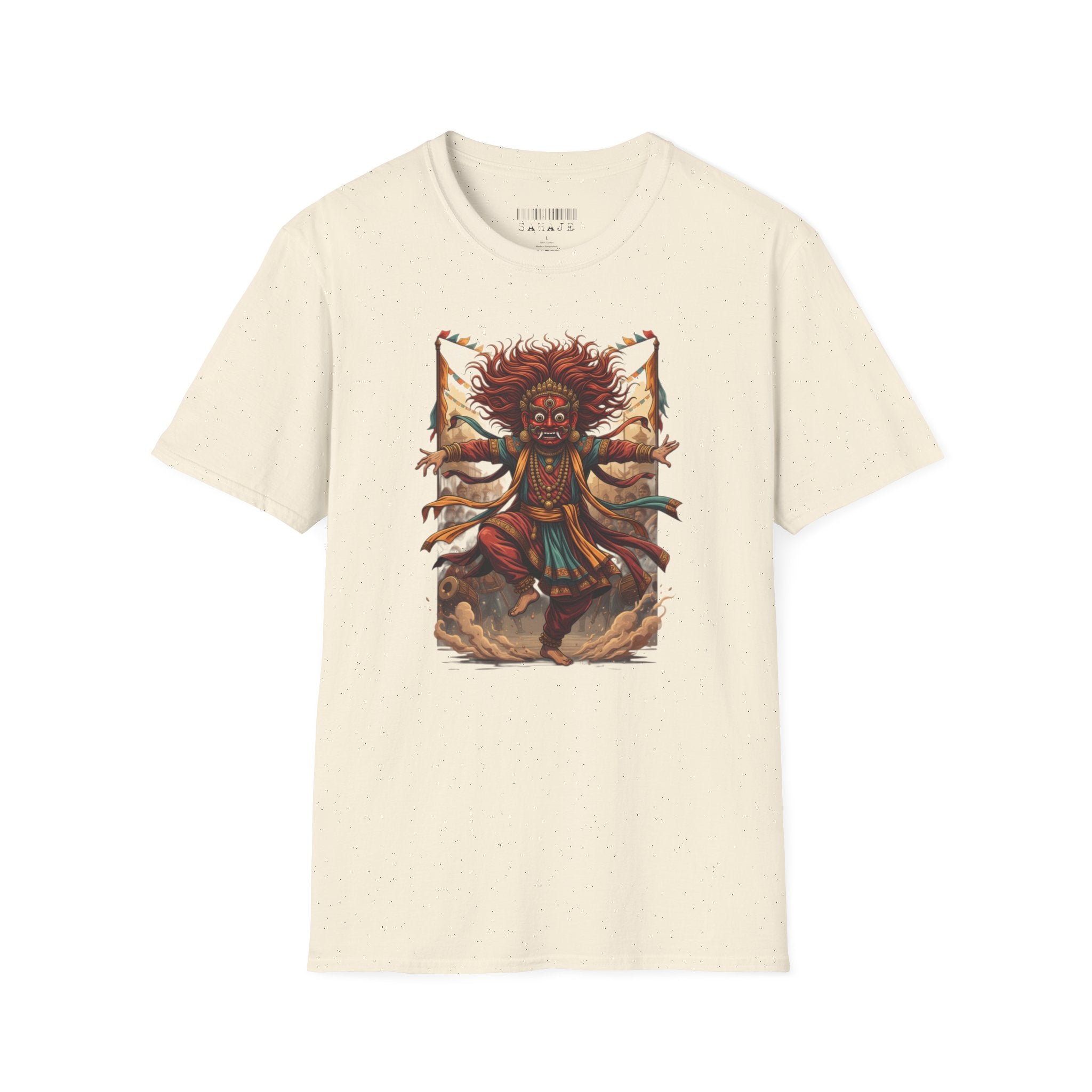 Native Warrior Spirit T‑Shirt — Tribal Dance Illustration