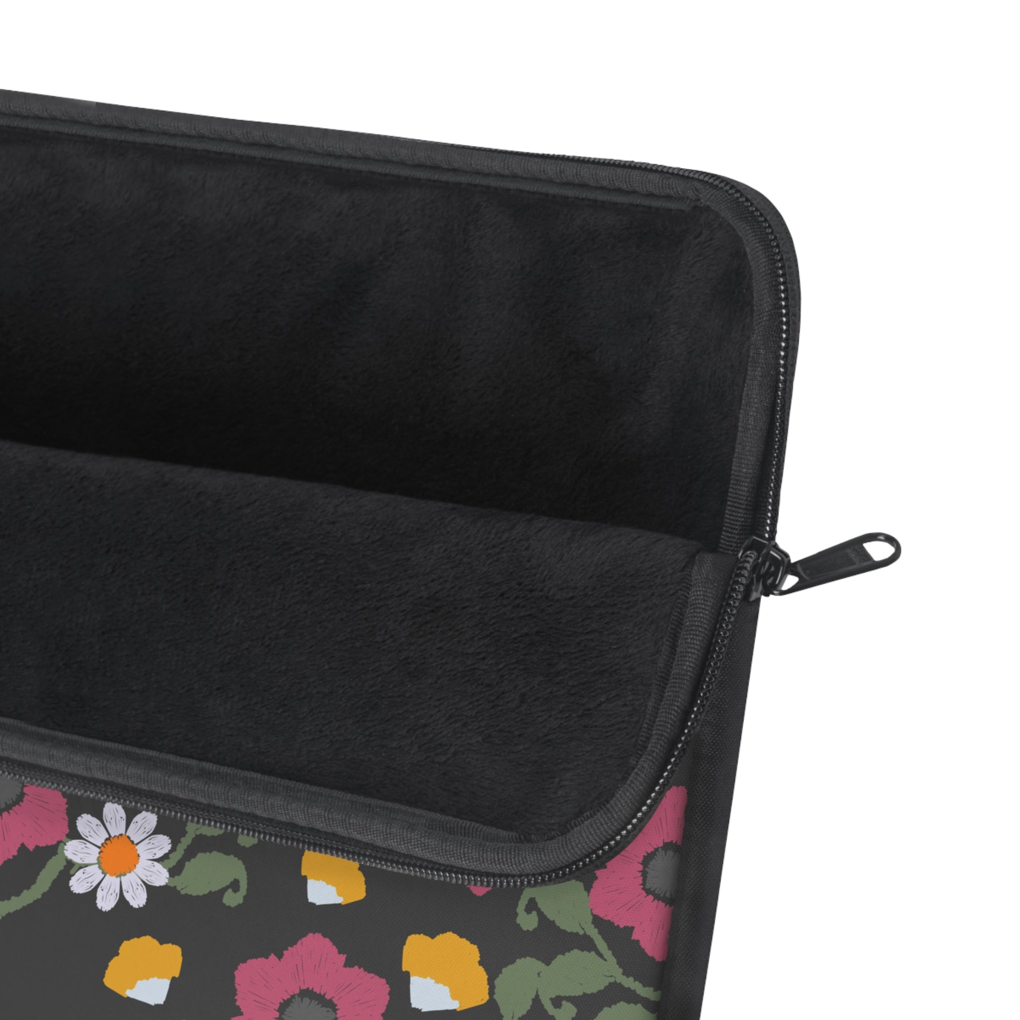 Floral Laptop Sleeve - Blooming Pattern Sleeve for School, Work, Gifts, Tech Accessories, Computer Case